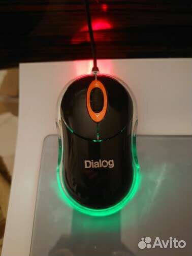 Мини Игровая Мышь USB с подсветкой. беспроводная