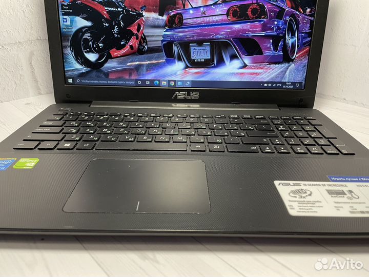 Игровой ноутбук Asus i3/12gb/2видеокарты/SSD