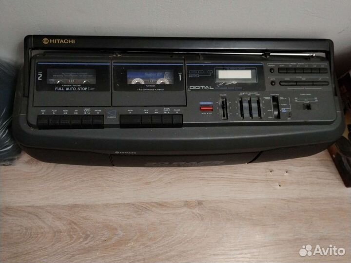 Магнитола, двух касетная