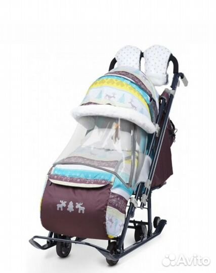 Санки коляска nika 7-3