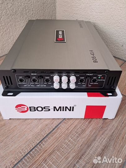 Усилитель 4 канальный Bos Mini 3000w