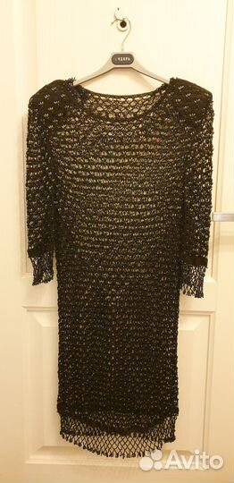 Ретро платье-сетка 46