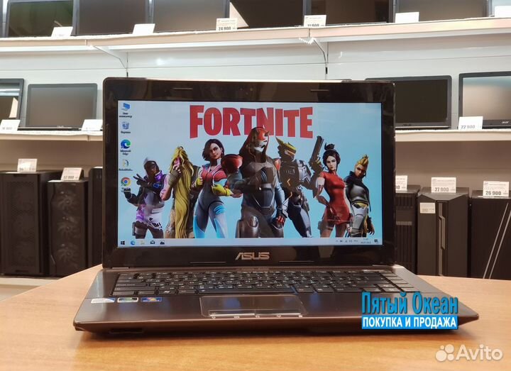 Ноутбук Asus 14, Pentium B950, SSD, GeForce 1Gb