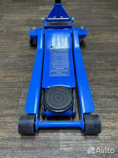 Домкрат низкопрофильный 75-505мм двухпоршневой