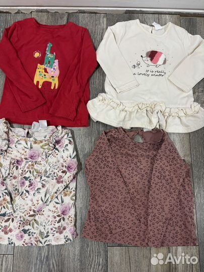 Детские вещи на девочку пакетом 86 92