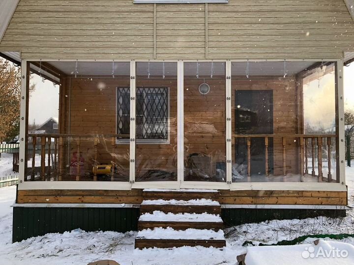 Мягкие окна для террасы