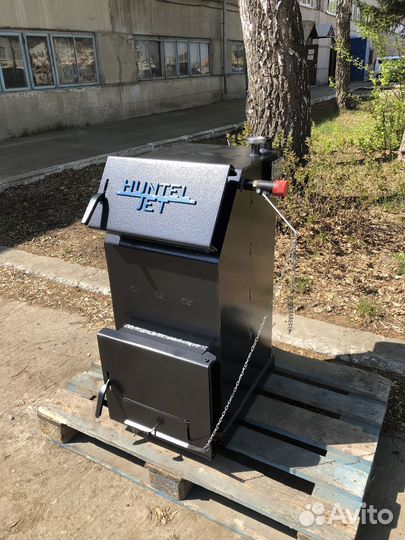 Твердотопливный котёл с увеличенной топкой