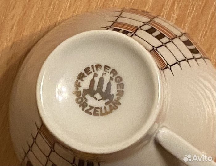 Винтажный кофейный сервиз Frеibеrger Роrzellan ГДР