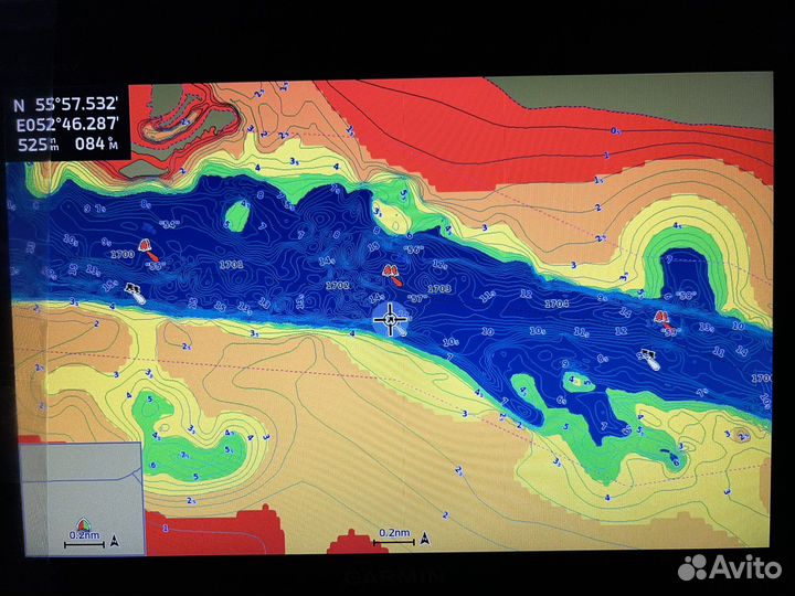 Карта глубин для Garmin hxeu062R BlueChart G3