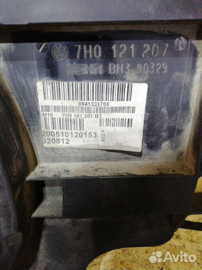 Вентилятор охлаждения Volkswagen Transporter T5