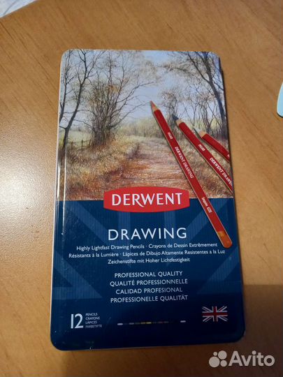 Derwent drawing 12 шт