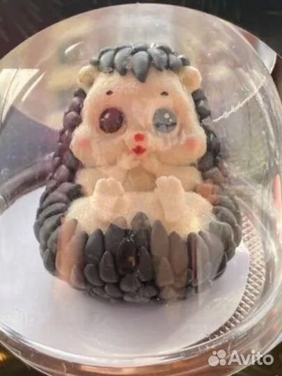 3D силиконовый молд Ёжик+ подарок молд малыш