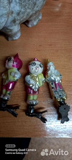 Елочные игрушки СССР