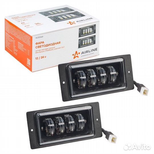 Фара противотуманная Лада 2110 2115 4 LED