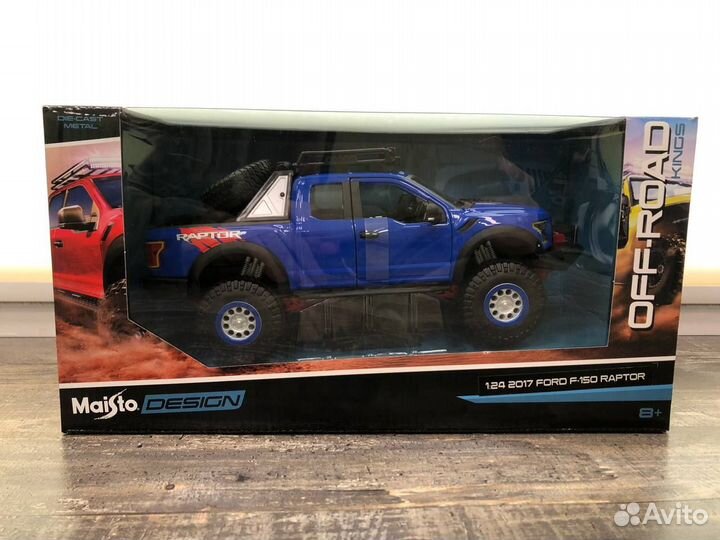 Maisto Design 1:24 - Ford F-150 Raptor 2017 Синий