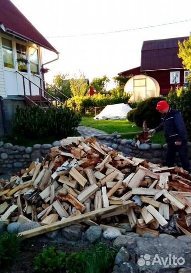 Дрова с доставкой в укладку любого объема
