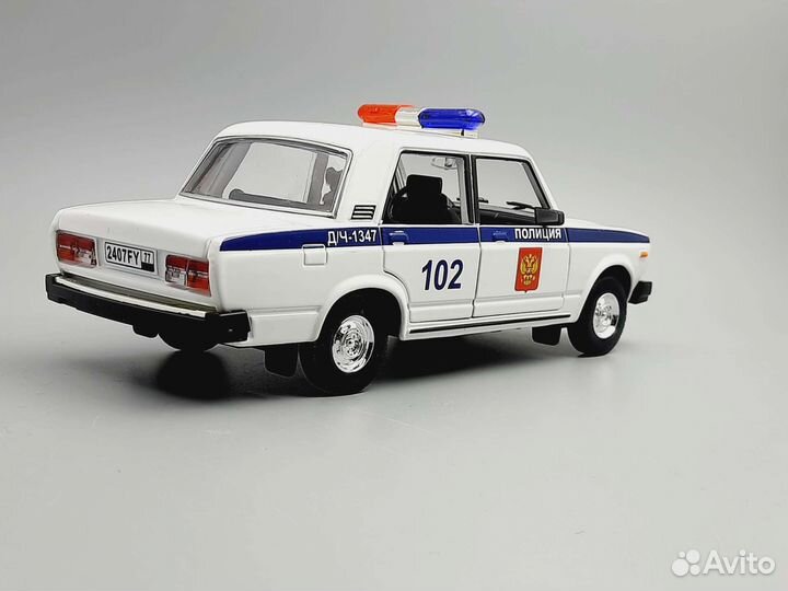 Коллекционная металлическая машина, лада ваз 2107