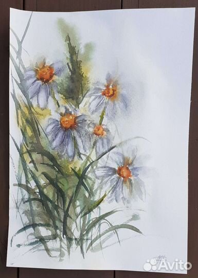 Картина акварелью: 