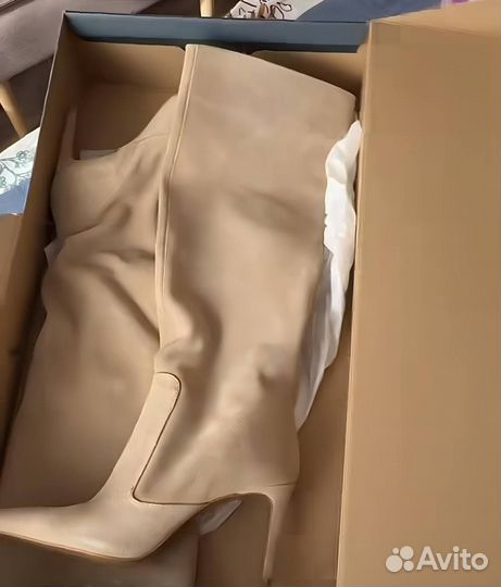 Сапоги замшевые Zara размер 40