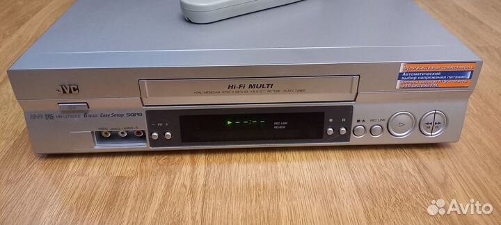 Видеомагнитофон JVC 6 головок Hi Fi стерео svhs
