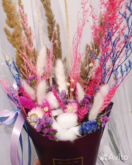 Букеты и композиции из сухоцветов