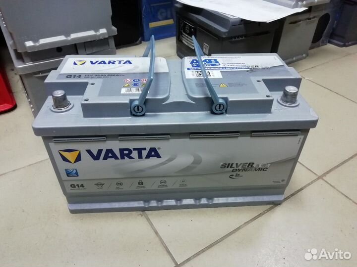 Аккумулятор бу Varta G14 AGM агм 95 100Ah гар 1год