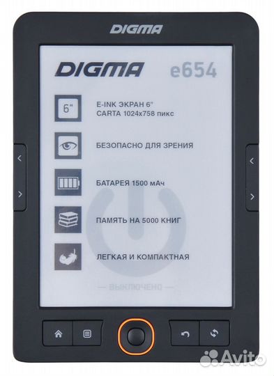 Электронная книга Digma E654