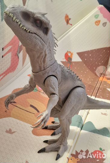 Jurassic world тирекс динозавр mattel