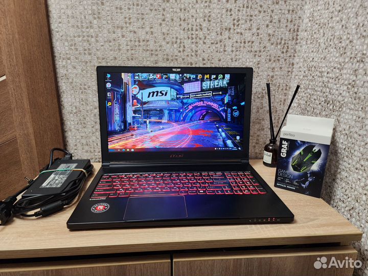 Игровой MSI i7,GTX1050Ti 4Gb,озу16Gb,SSD,IPS