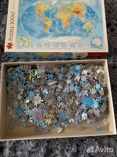 Пазл Trefl Карта Мира 1000