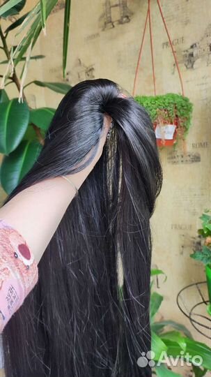 Волосы для наращивания чёрные