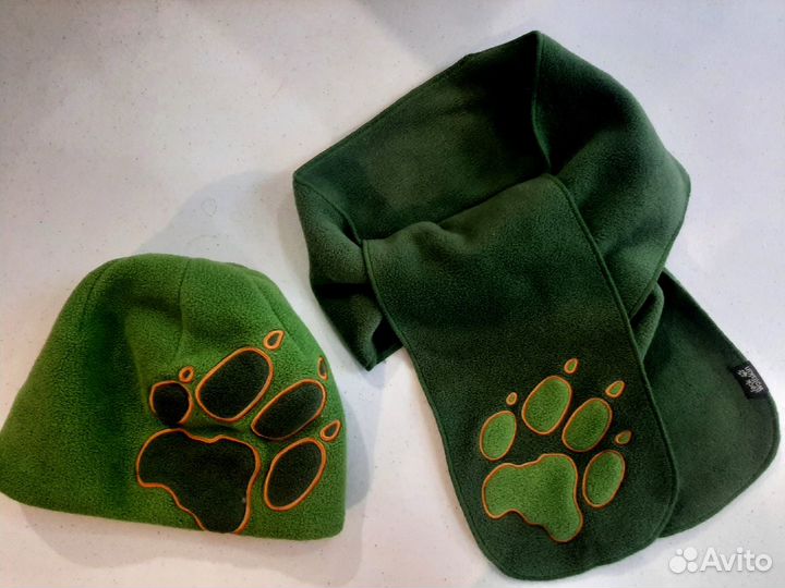 Jack wolfskin комплект шапка+шарф