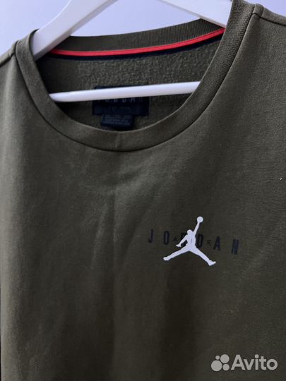 Свитшот мужской унисекс Nike Jordan хаки