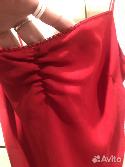 Платье шикарное красное 44