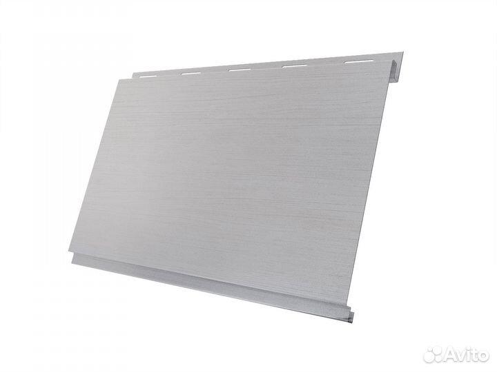 Сайдинг металлический Grand Line под дерево молочн