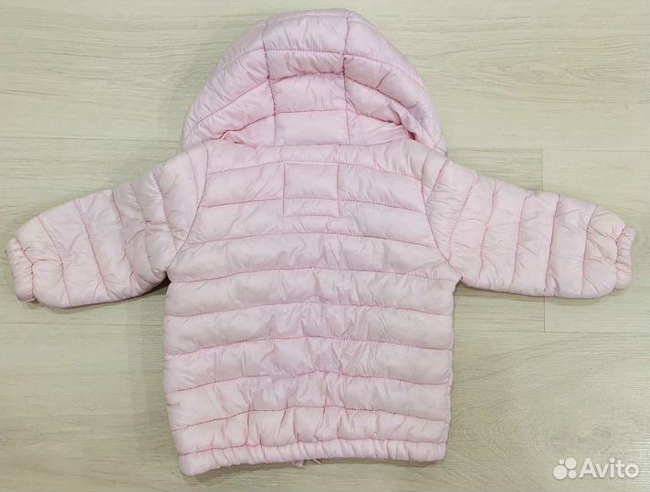 Утепленная детская куртка для девочки, 74 см