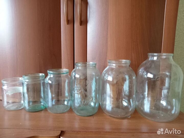 Банки стеклянные разные