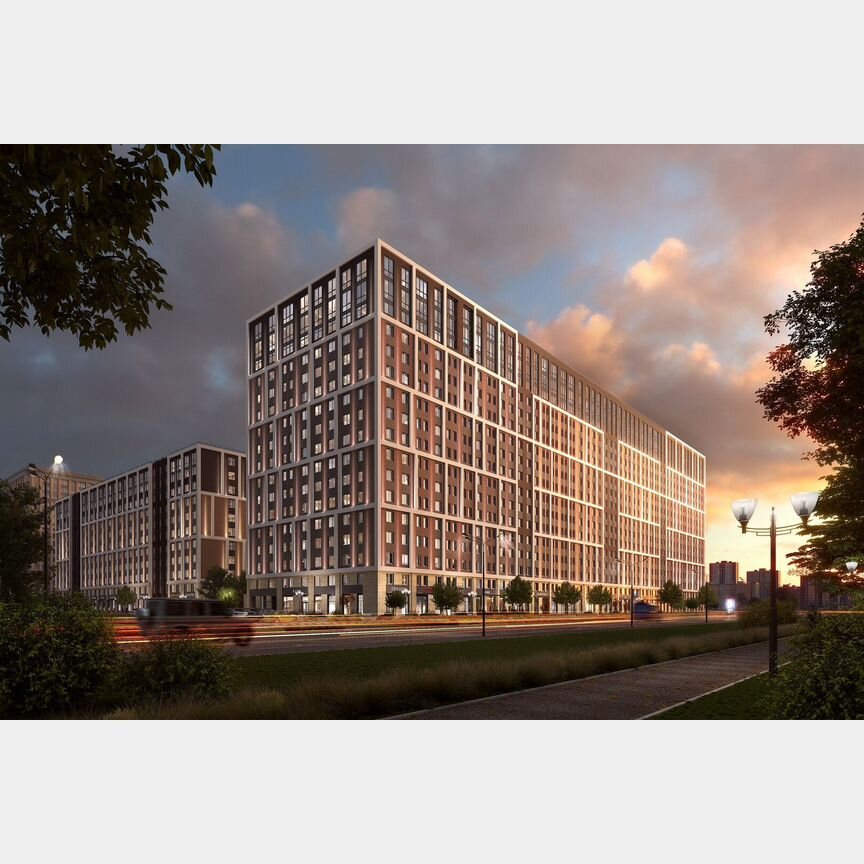 3-к. апартаменты, 71,6 м², 8/17 эт.