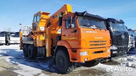 Автовышка (агп) hansin 45м. камаз 43118