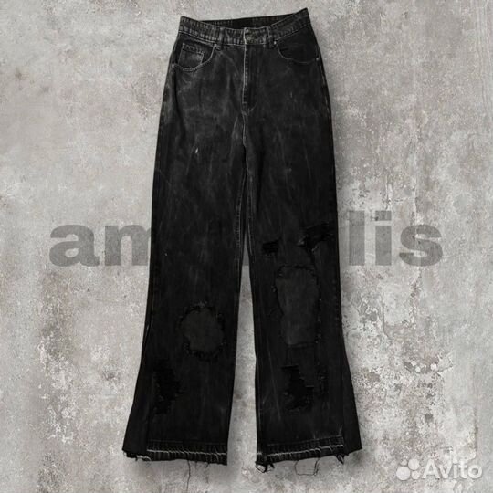 Bootcut flared jeans camo baggy jaded london type