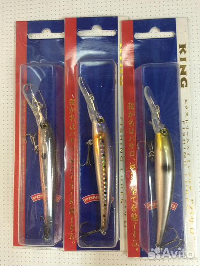 Воблеры King на судака, окуня, щуку (Кинг)