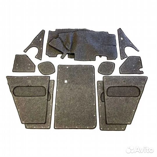 Обшивка (обивка) салона УАЗ Хантер (ковролин)