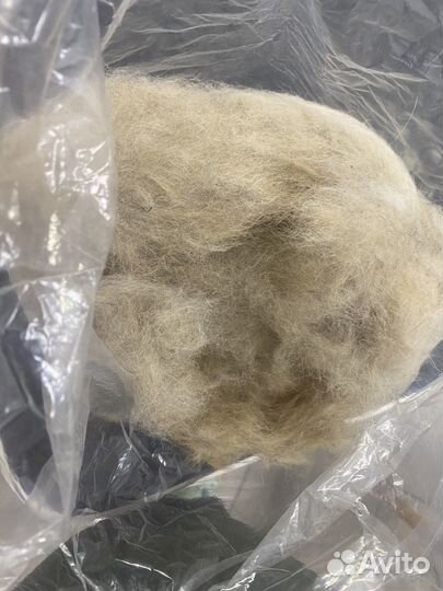 Шерсть сиба-ину для валяния