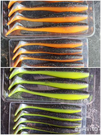 Силиконовые приманки реплики Чопи тейл