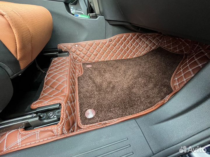Коврики 3D автомобильные из экокожи не Китай