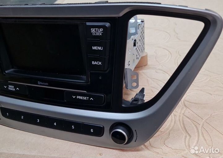 Штатная магнитола на hyundai solaris 2 с bluetooth