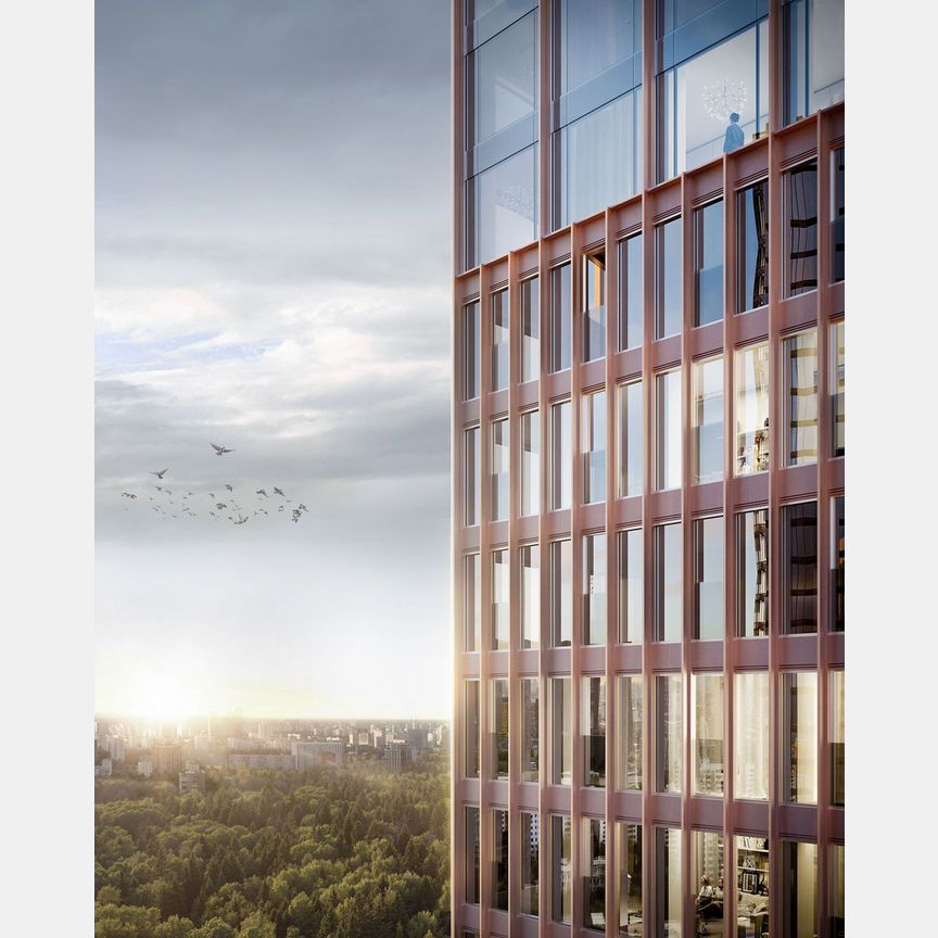 2-к. квартира, 66,2 м², 6/54 эт.