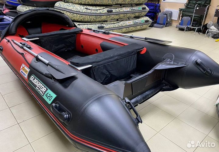 Надувная лодка gladiator E420 AIR С нднд Тобольск