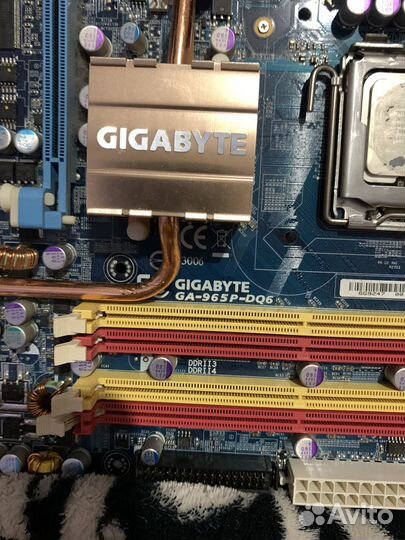 Материнская плата gigabyte GA-965P-DQ6