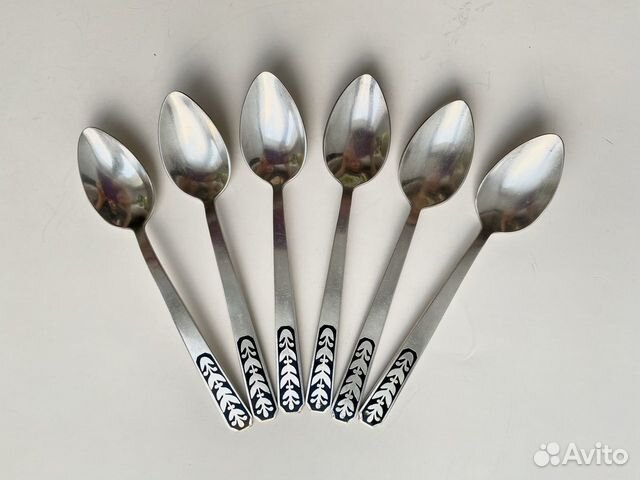 Набор ложек мельхиор, нейзильбер, Кольчугин
